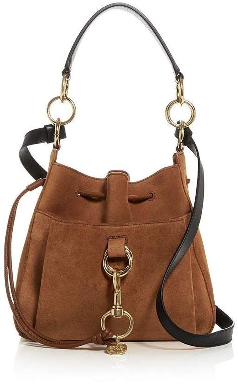 See By Chloé Tony Suede And Leather Shoulder Bag Handbags