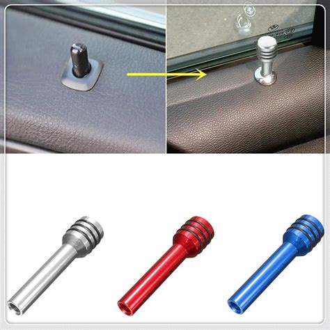 Car Door Lock Pin Bolt Metal Pull Knob Pin For Ford Taurus Mondeo