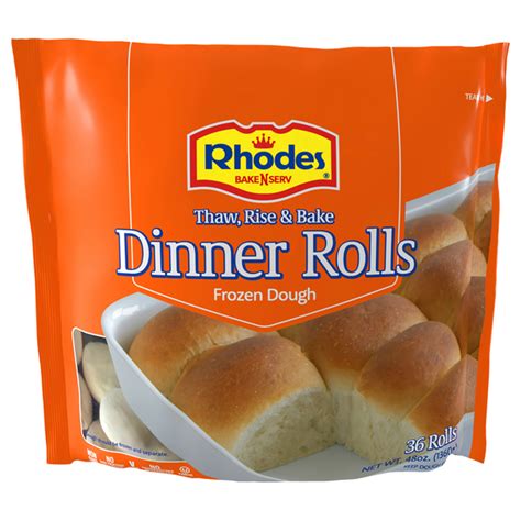 Save On Rhodes Bake N Serv Dough Dinner Rolls Frozen 36 Ct Order Online Delivery Food Lion