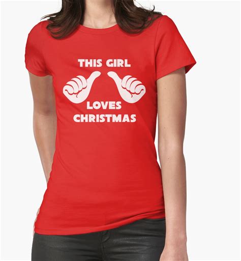 This Girl Loves Christmas Shirt T Shirts And Hoodies By 785tees Redbubble