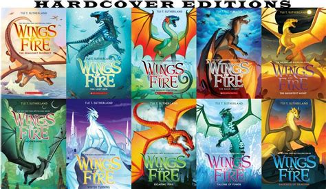 Tui T Sutherland WINGS OF FIRE Series HARDCOVER Collection Set of Books