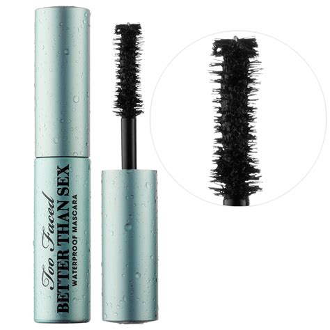 too faced better than sex waterproof mascara every single mascara you can find at sephora