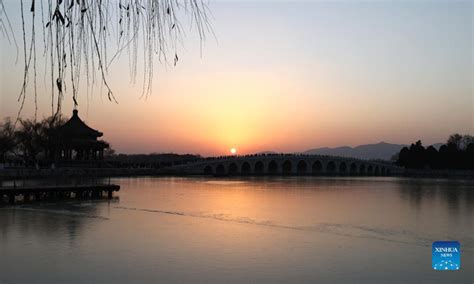 Sunset Scenery Of Summer Palace In Beijing Global Times