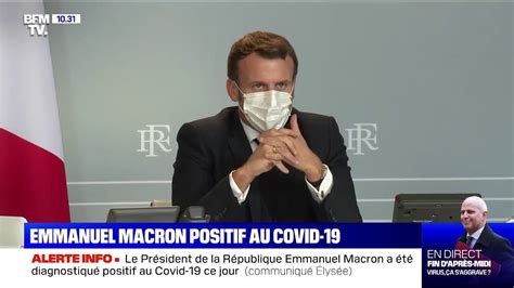 Emmanuel Macron A été Testé Positif Au Covid 19