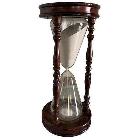 Silver Plated Hour Glass At 1stdibs