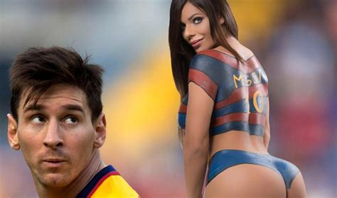 It S The Naked Truth Miss Bumbum Is Lionel Messi S Biggest Fan The Sun Football Scoopnest