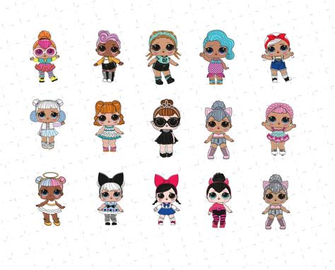 The Littlest Dolls Are All Wearing Different Outfits