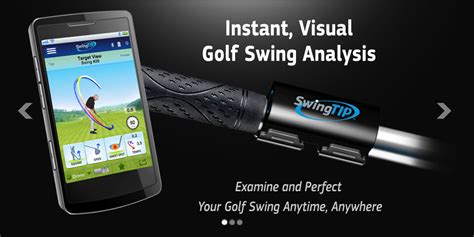 Use a golf swing analyzer app when practicing. SwingTIP Golf Swing Analyzer, Sensor and App | Golf swing ...