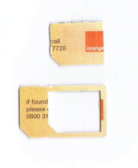 Orange Uk Gsm Prepaid Micro Sim Card For Iphone 4 Ipad