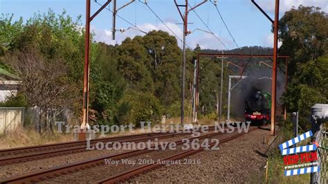 Transport Heritage Nsw Locomotive 3642 Woy Woy Nsw Skip Film