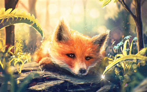 Download This Wallpaper Art Fox 115100 Hd Wallpaper