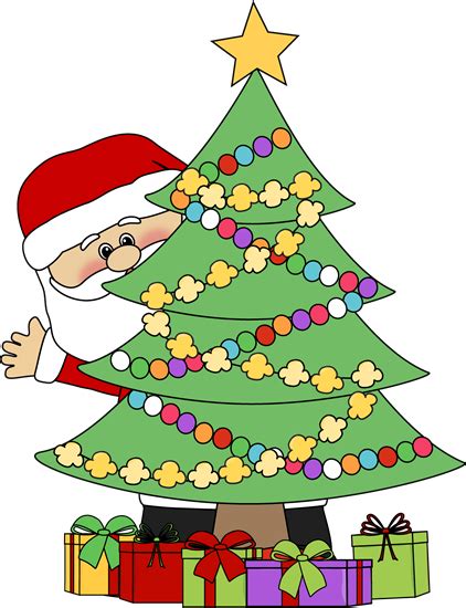 free peeking santa clipart - Clipground