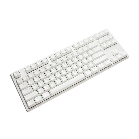 Ducky One Rgb Hot Swappable White Tkl Mechanical Keyboard Cherry Mx Brown Dkon St