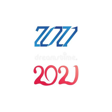 New Year 2021 Design Vector Logo And Design Number Stock Vector