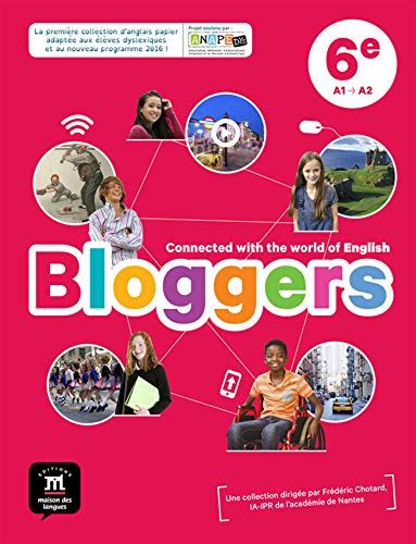 【Télécharger】 Anglais 6e A1A2 Bloggers  Livre de l'élève Francais PDF