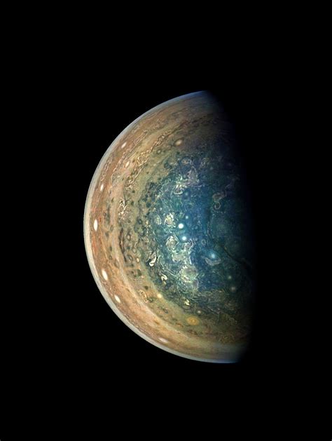 Jupiters South Pole Nasas Latest Release Shows