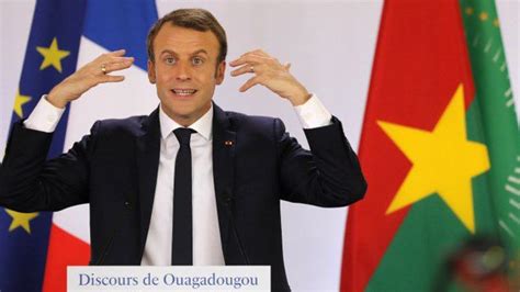 La Presse Burkinabè Sur La Visite De Macron Il Est Venu Il A Parlé