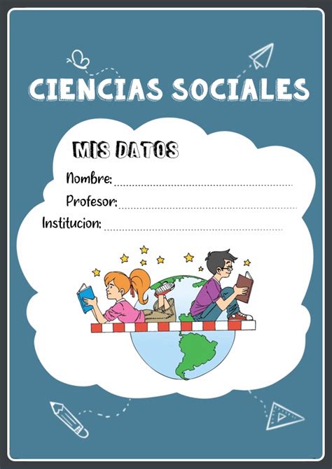 Tablero Juntos Peaje Portadas Para Cuadernos De Sociales Prioridad