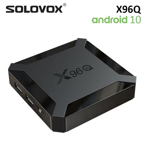 Solovox 2020 X96q Android 10 2gb 16gb Smart Tv Box Allwinner H313 Quad