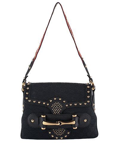 Pelham Leather Handbag Gucci Black In Leather Keweenaw Bay Indian