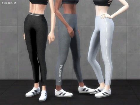 The Sims Resource Sports Legging By Chloemmm • Sims 4 Downloads