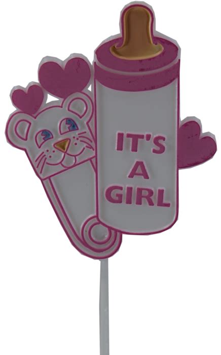 2226 Girl Pin And Bottle Baby Pick