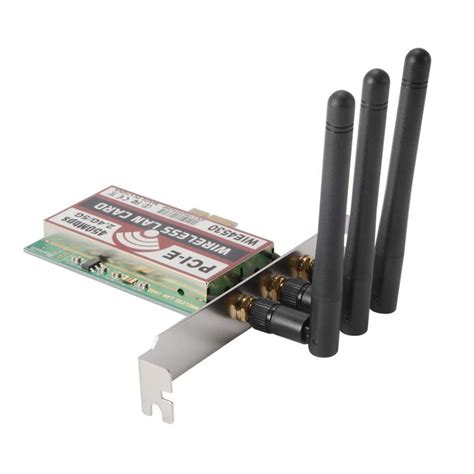 Wifi card antenna connector compatible with workstations, desktop, laptop, soft server shop for. 2.4G/5Ghz Wireless 450Mbps PCI-E Card WiFi Network Antenna LAN Ethernet AC9 P7R5 192701847708 | eBay