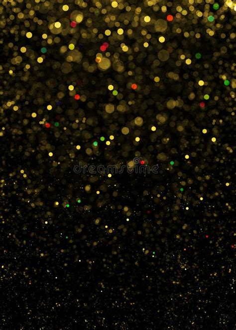 Gold Sparkle Glitter Background Glitter Stars Background Stock Image
