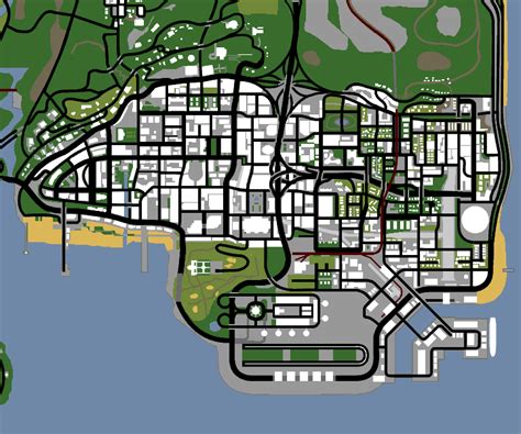 Mapa De Gta San Andreas Los Santos