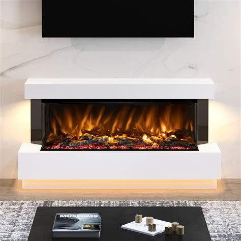 Elgin And Hall Pryzm Evento 64 Floor Standing Electric Fireplace Suite