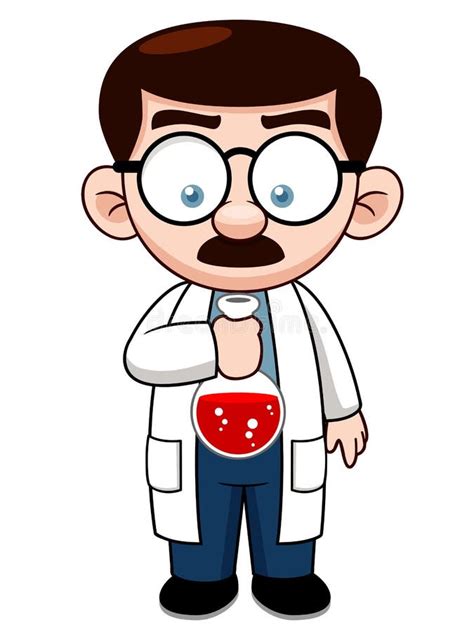 Cartoon 3d Mad Scientist Geologist Character Holding An Archaelogy