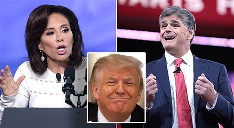 Possessive Pirro Judge Jeanine Was Jealous That Trump Used Hannitys Advice More Than Hers