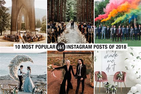 10 Most Popular Instagram Posts Of 2018 Green Wedding Shoes