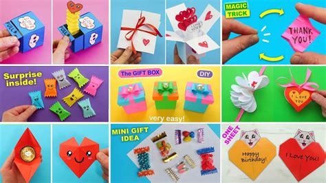 9 Cool Paper Craft Ideas For Best Friend Diy Mini T Idea For Any