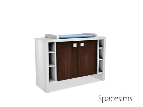Spacesims Azul Nursery Changing Table