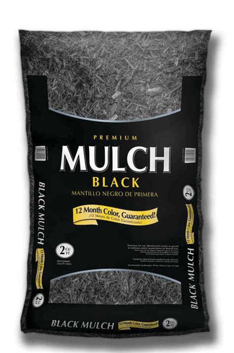 Lowes 2 Cf Premium Black Mulch 282003 In 2022 Black Mulch Mulch