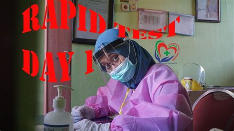 Rapid Test Massal Dinas Kesehatan Kabupaten Sidoarjo Di Puskesmas