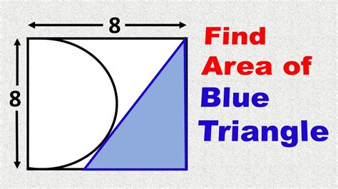 A Good Math Olympiad Geometry Challenge Math Olympiad Questions Unveiling Area Of Blue