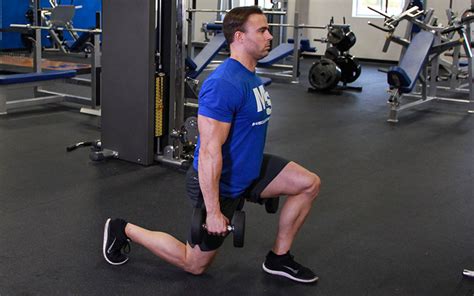 Dumbbell Walking Lunge Video Exercise Guide And Tips