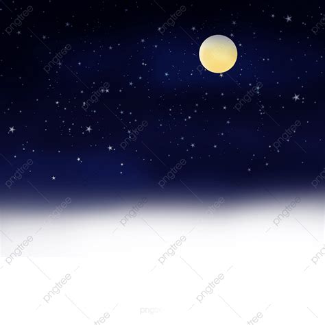 Night Sky Moon Dark Night Abstract Gradient Starry Sky Night Sky