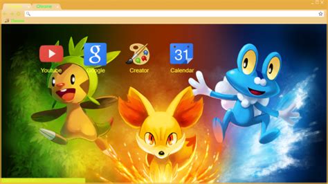 Theme Pokémon Go By Sharkyt Chrome Theme Themebeta