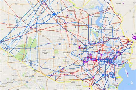 Texas Oil Pipeline Map Interactive Map Of Pipelines In The United