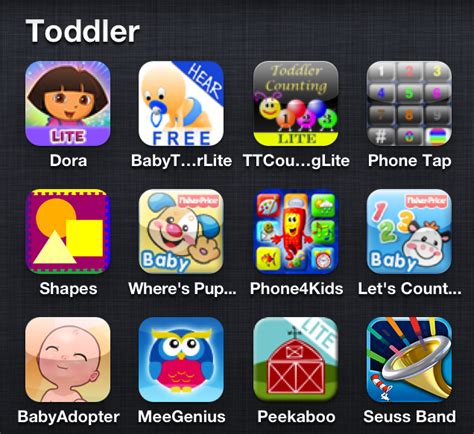 These dozen apps can entertain your toddler. Top 10 Toddler iPhone Apps - This Lil Piglet