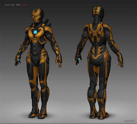 Iron Girl Suit Mark Srt1 By Bogdanbl4 On Deviantart Ilon Man