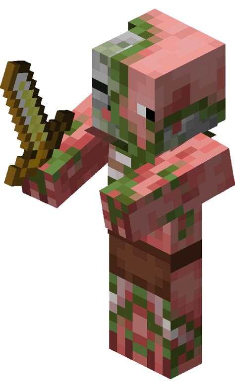 Zombie Pigman Oficjalna Minecraft Wiki Polska