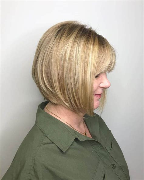 Most Popular Stacked Bob With Bangs For A Trendy Makeover Haircut