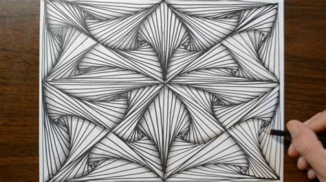 Pattern Doodle Sketch How to Draw Line Illusions ลวดลายเสนสวยๆ CASTU