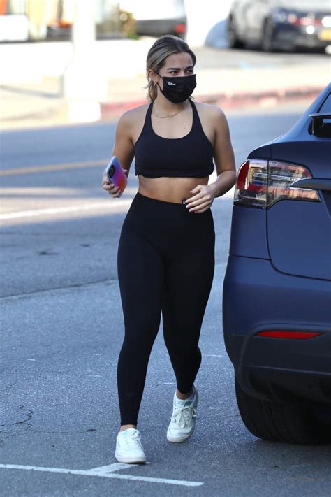 Addison Rae Shows Off Her Toned And Curvy Physique In Black Gym Wear