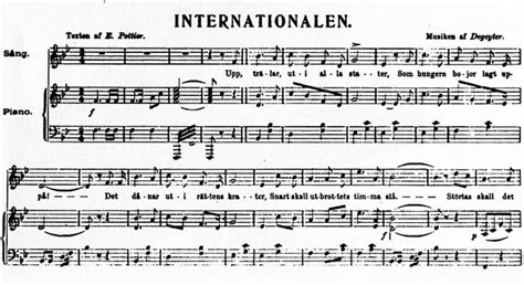 Historia De Un Himno La Internacional 5 Septiembre