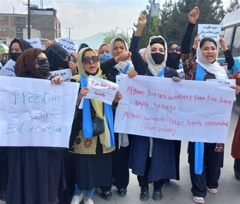 Afghan Women Demand Release Of Activists From Taliban Detention